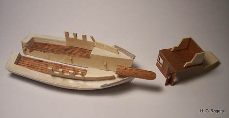 Orca boat model