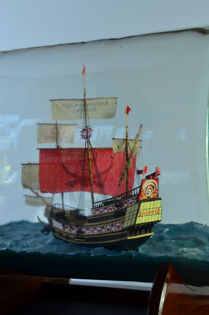 THE SECRET REVEALED BOAT IN A BOTTLE KIT from AUTHENTIC MODELS